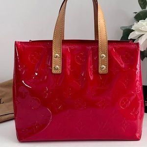 Reade Tote PM - Cerise Red Vernis
